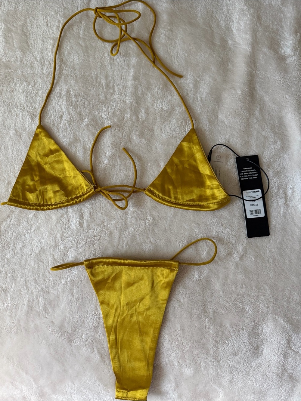 Fashion Nova Itsy Bitsy Teeny Micro Bikini